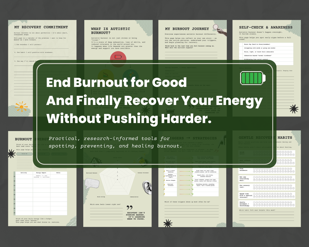 Autistic Burnout Recovery Workbook