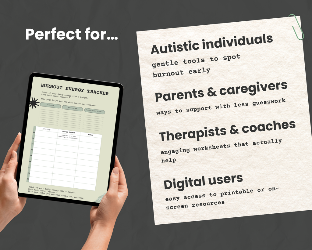 Autistic Burnout Recovery Workbook