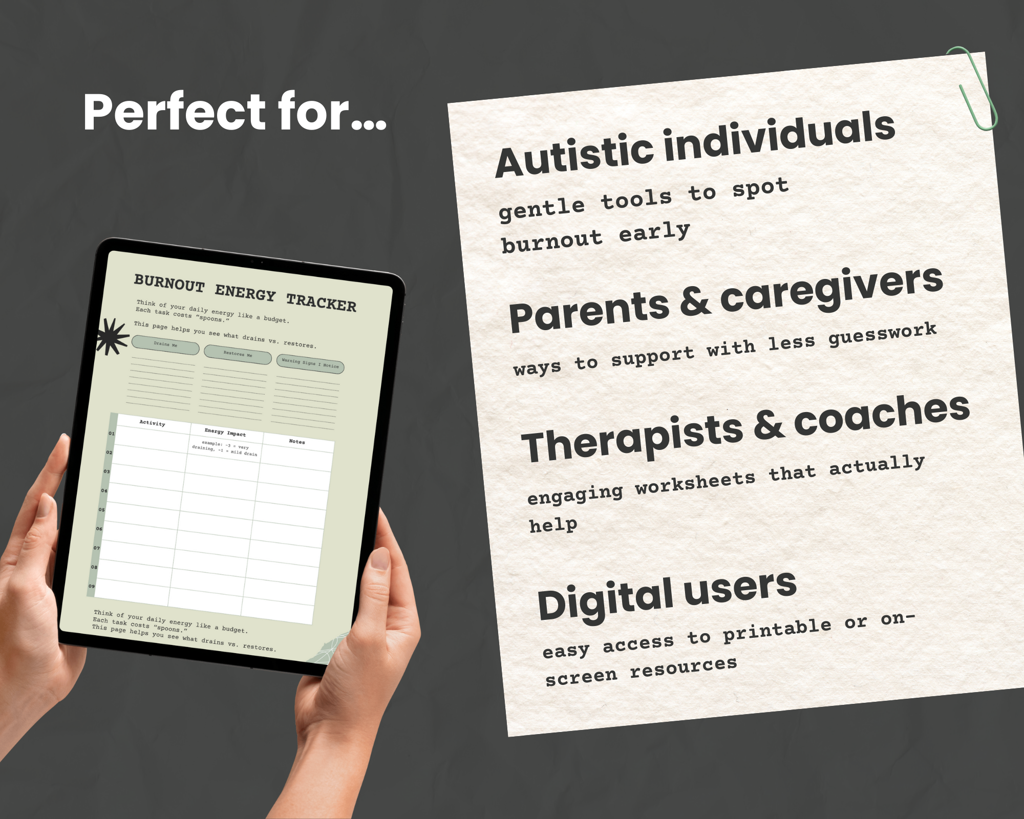 Autistic Burnout Recovery Workbook