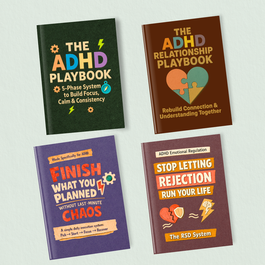 Complete System That Works With Your ADHD Brain. (4 Systems + 12 Tools)